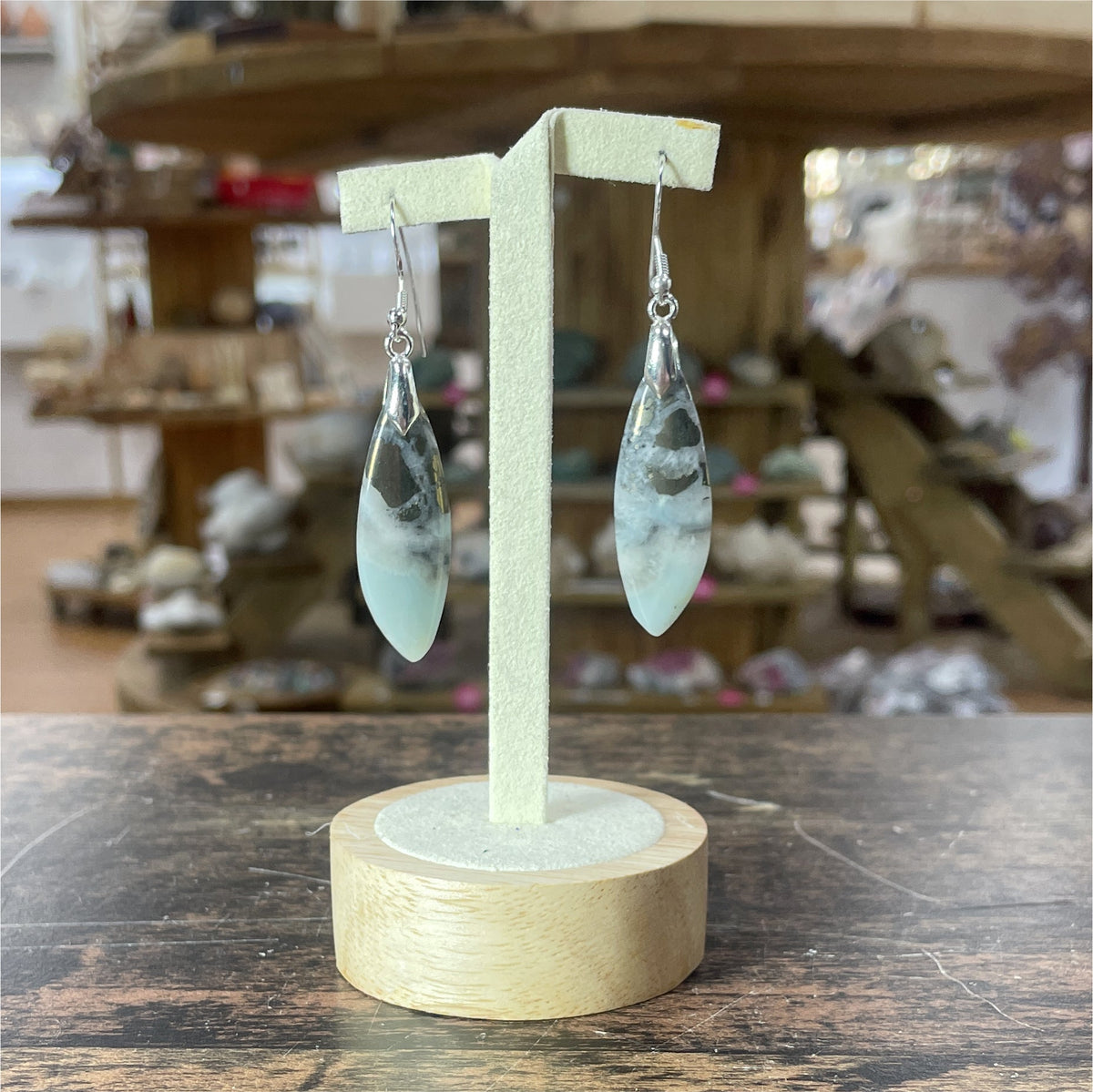 Boucle d'oreilles Amazonite