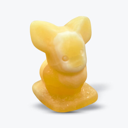 Figurine Pokémon sculptée en Calcite, Aventurine et Onyx Naturels – 5 modèles de 2,5 à 3,5 cm - Pièce unique