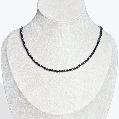 Collier Spinelle Facetté - 3