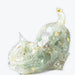 Figurine de Chat en Résine 4,5 cm avec Queue, Décoration en Aventurine verte