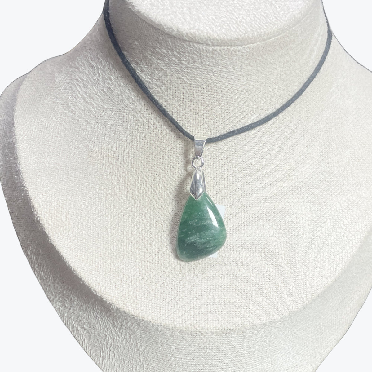 Pendentif Aventurine Verte Goutte – photo 5