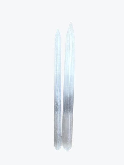 Bâton massage très fin | Selenite Naturel du Maroc, Petit, Moyen