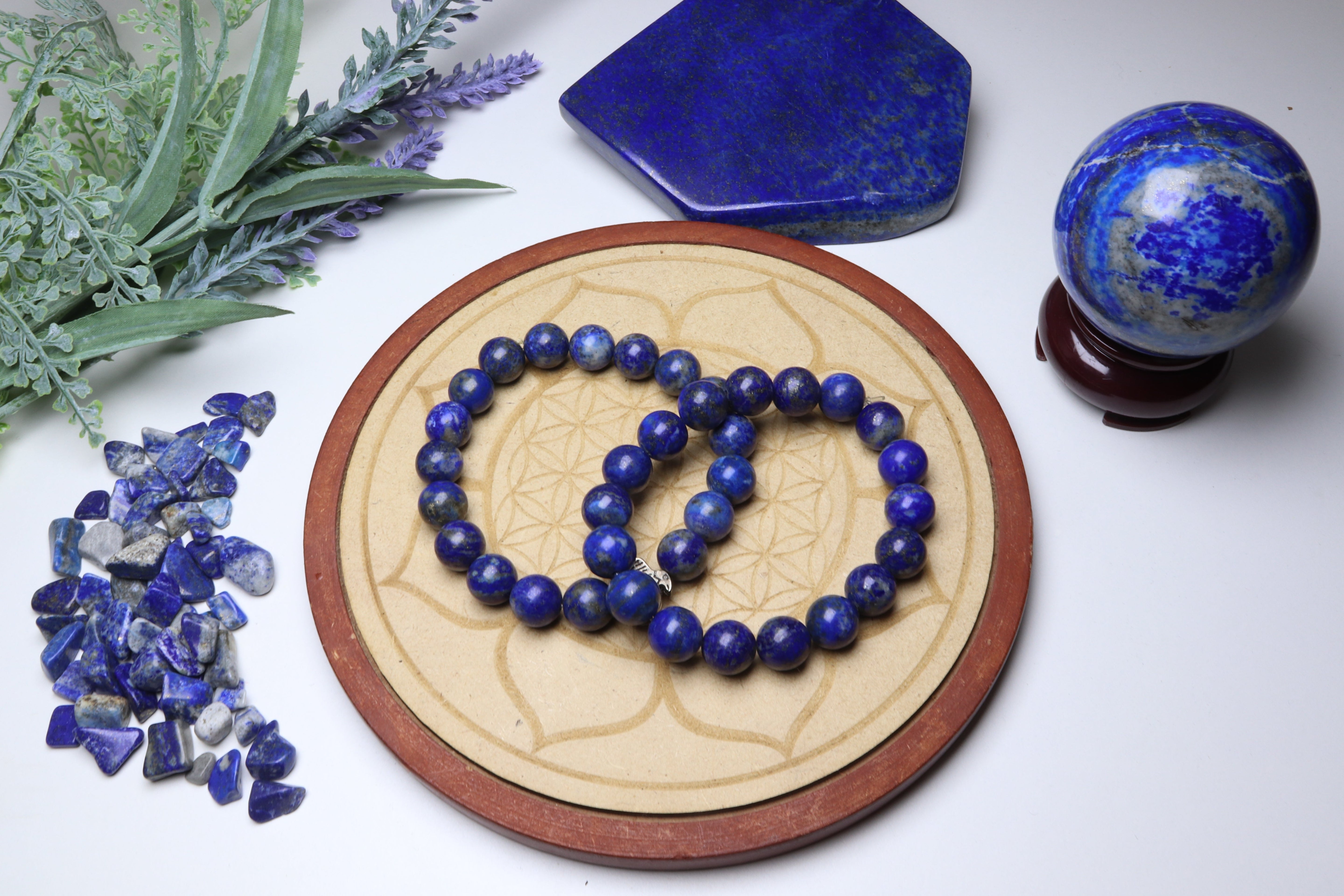 Bracelet Lapis Lazuli 10 mm