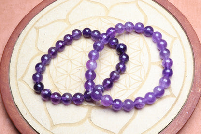 Bracelet Améthyste 8 mm