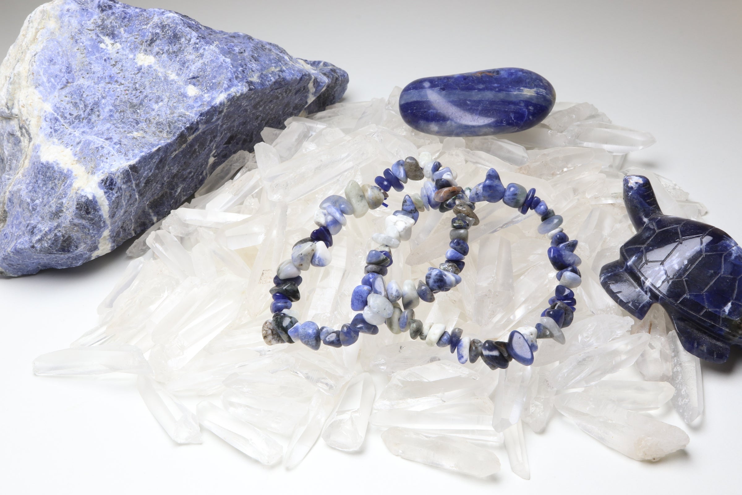 Bracelet en Sodalite - Communication et Sérénité - photo 4