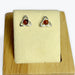 Boucle d'oreilles ambre puce triade - Argent 925