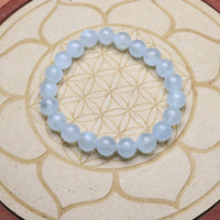 Bracelet en Aigue-Marine - Sérénité et Clarté 8mm