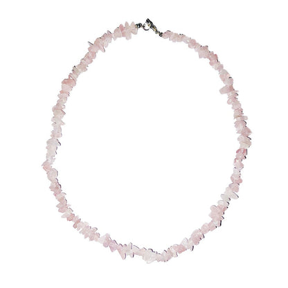 Collier Baroque Chips Pierres Naturelles — 43 cm
