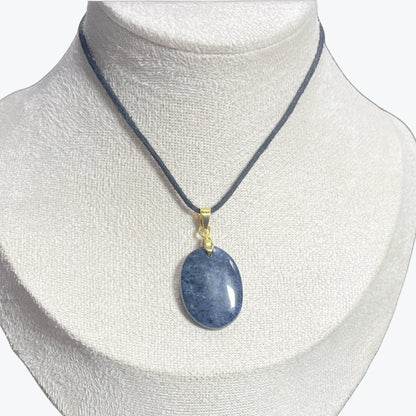 Pendentif Cordiérite ovale – photo 3