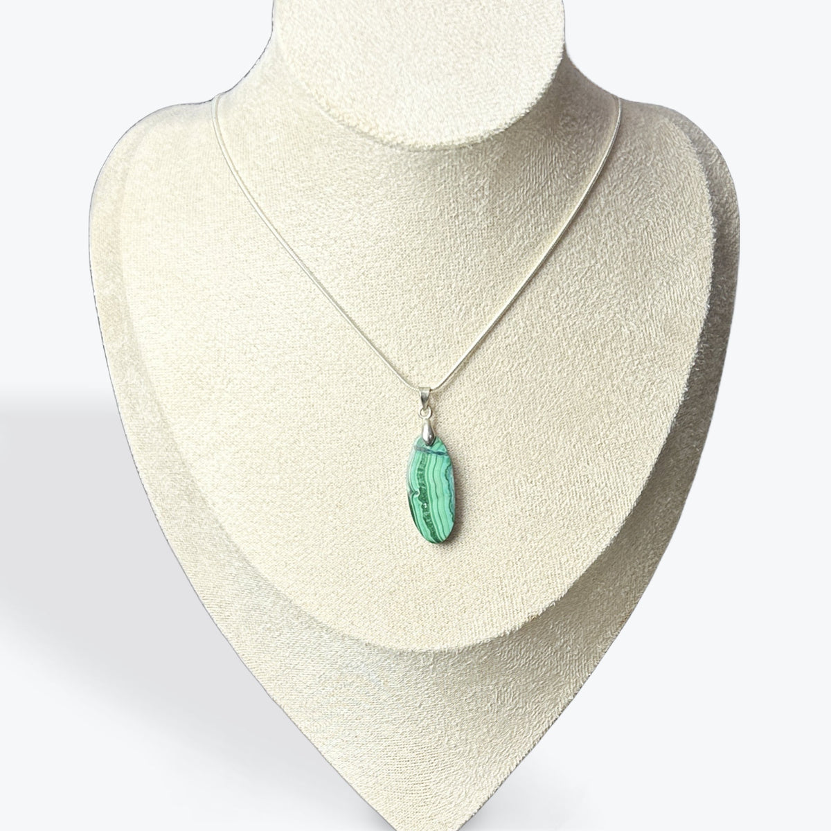 Pendentif Malachite Cabochon - 3