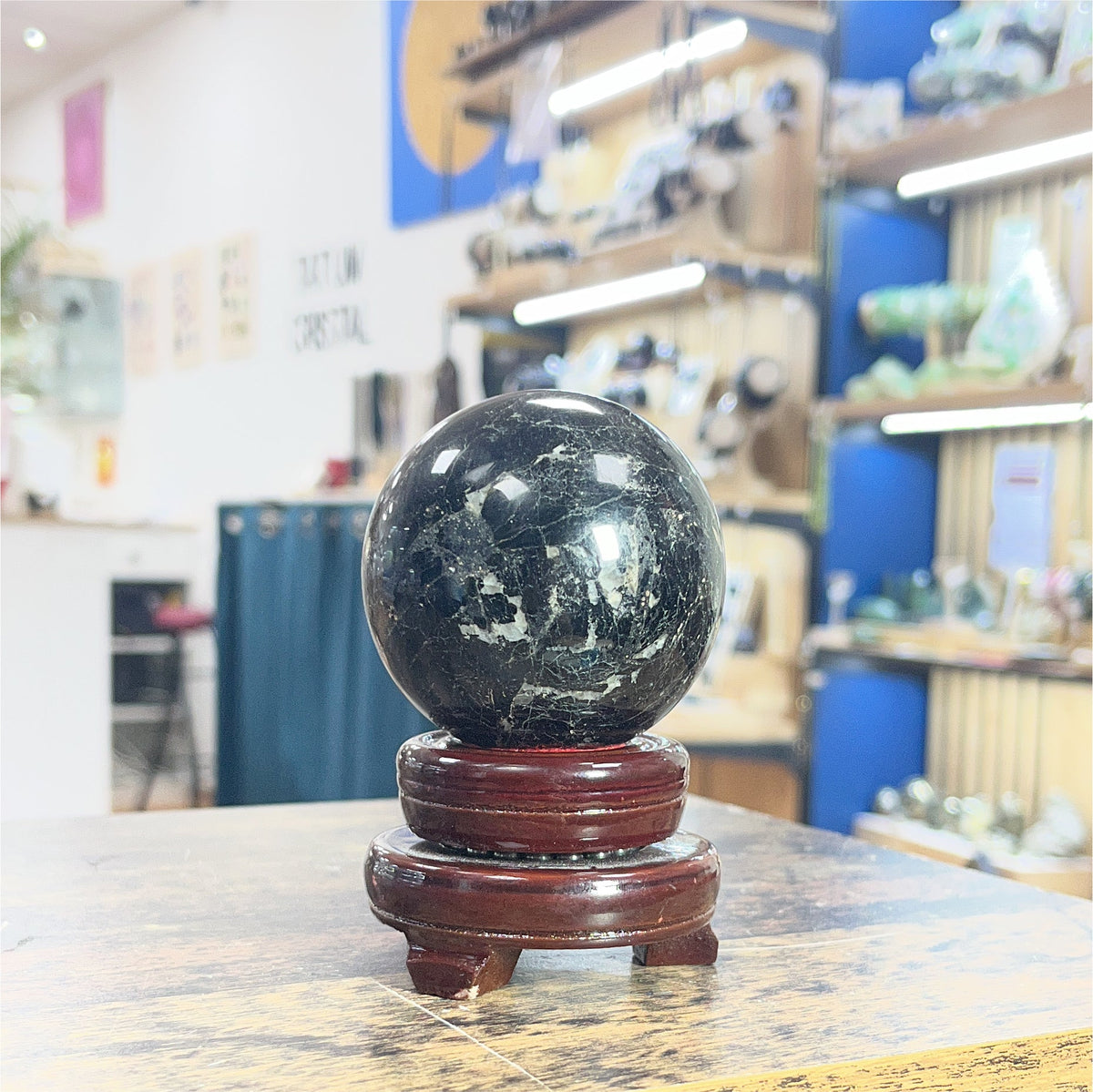 Sphère Tourmaline Noire 5cm - 4