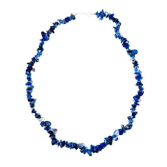 Collier Baroque Chips Pierres Naturelles — 43 cm