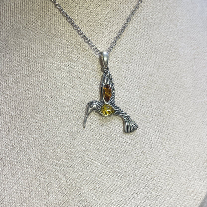 Pendentif Argent 925 Colibri