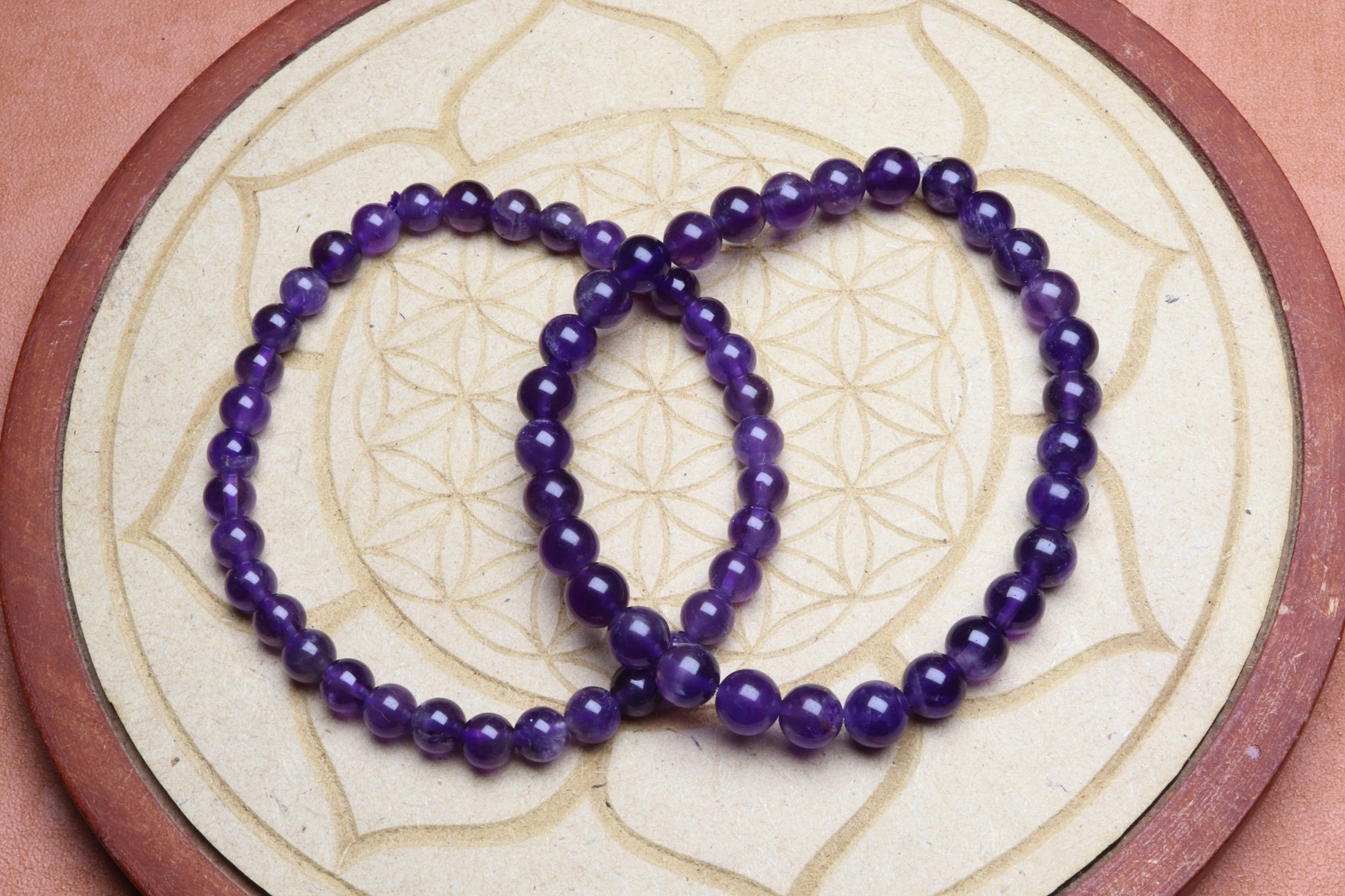Bracelet Améthyste 6 mm