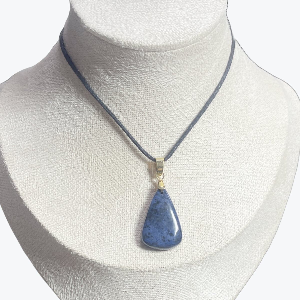 Pendentif cordiérite goutte – photo 2