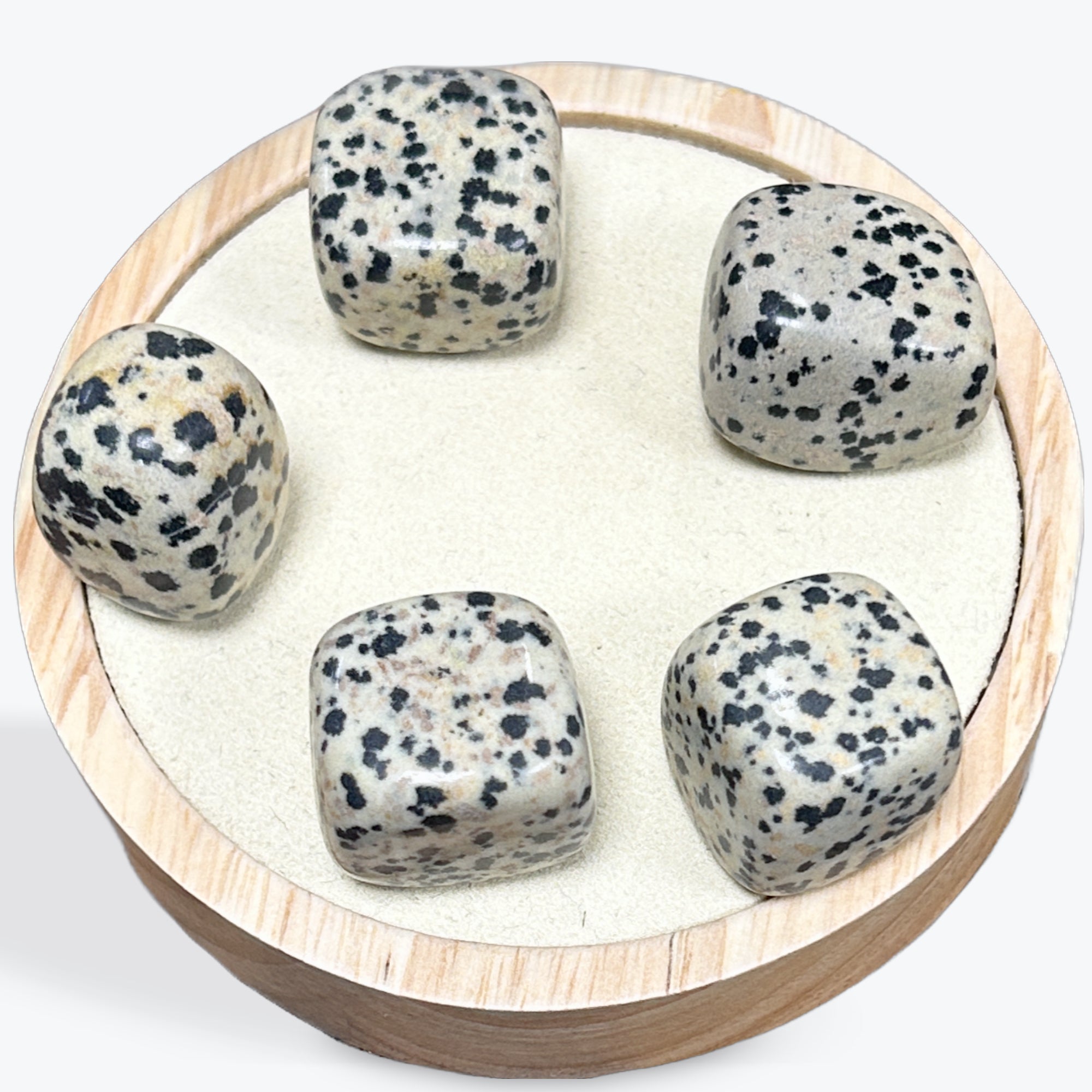 Pierre roulée Jaspe Dalmatien