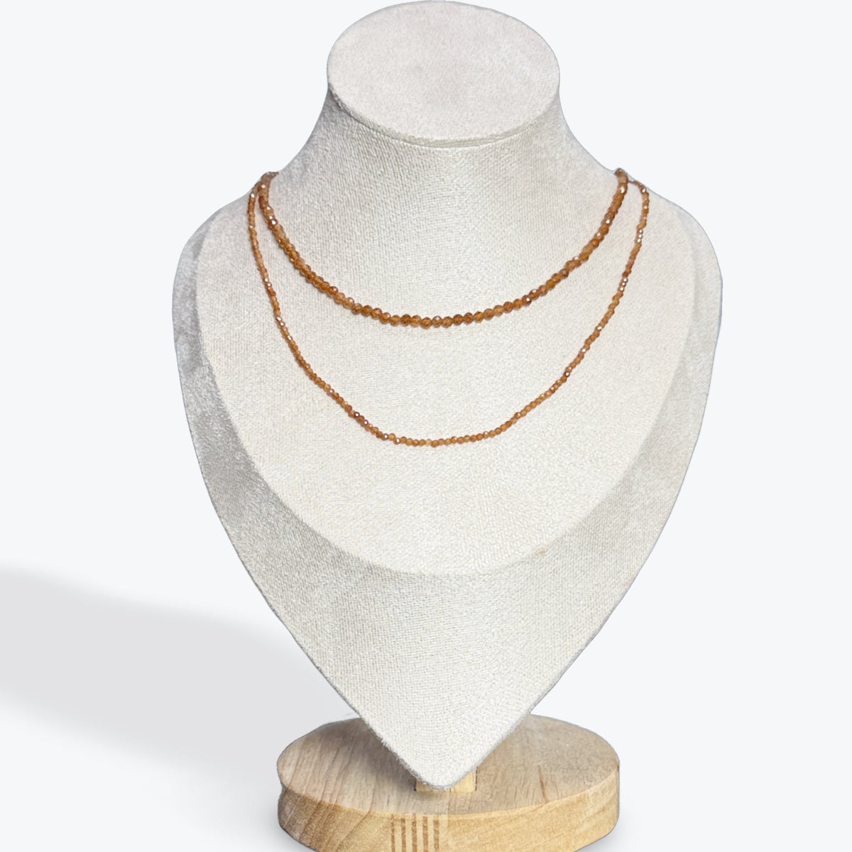 Collier Grenat Hessonite facetté