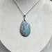 Pendentif | Rubis sur Fuschite avec Beliere en Acier Inox