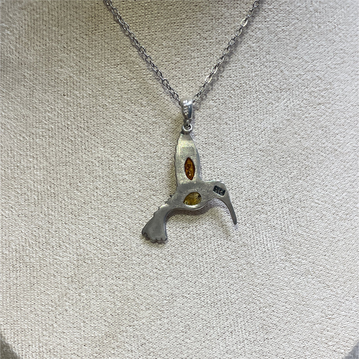 Pendentif Argent 925 Colibri