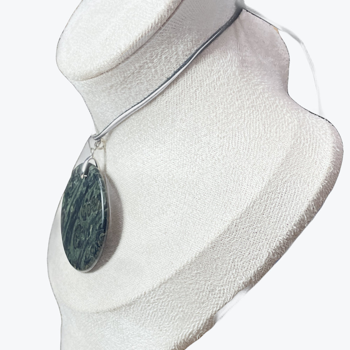 Pendentif Jaspe Kambaba rond 4cm