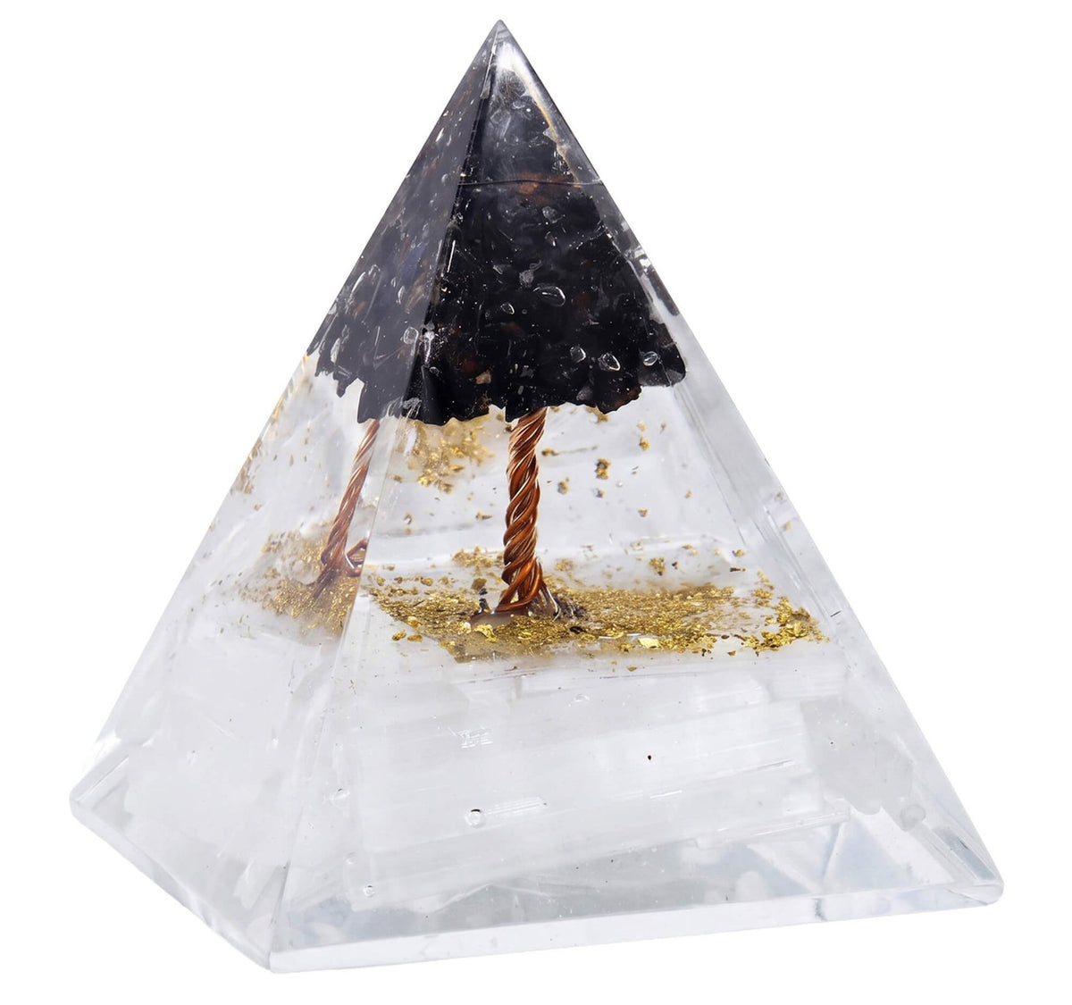 Pyramide Orgonite 'Réussite au Travail' 8cm