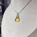 Pendentif en Citrine Poire - 2x2cm