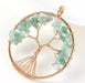 Arbre de vie en Rond tressé - 5cm - Aventurine verte