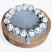 Bracelet Jaspe Dalmatien 12mm Avec Apprêt