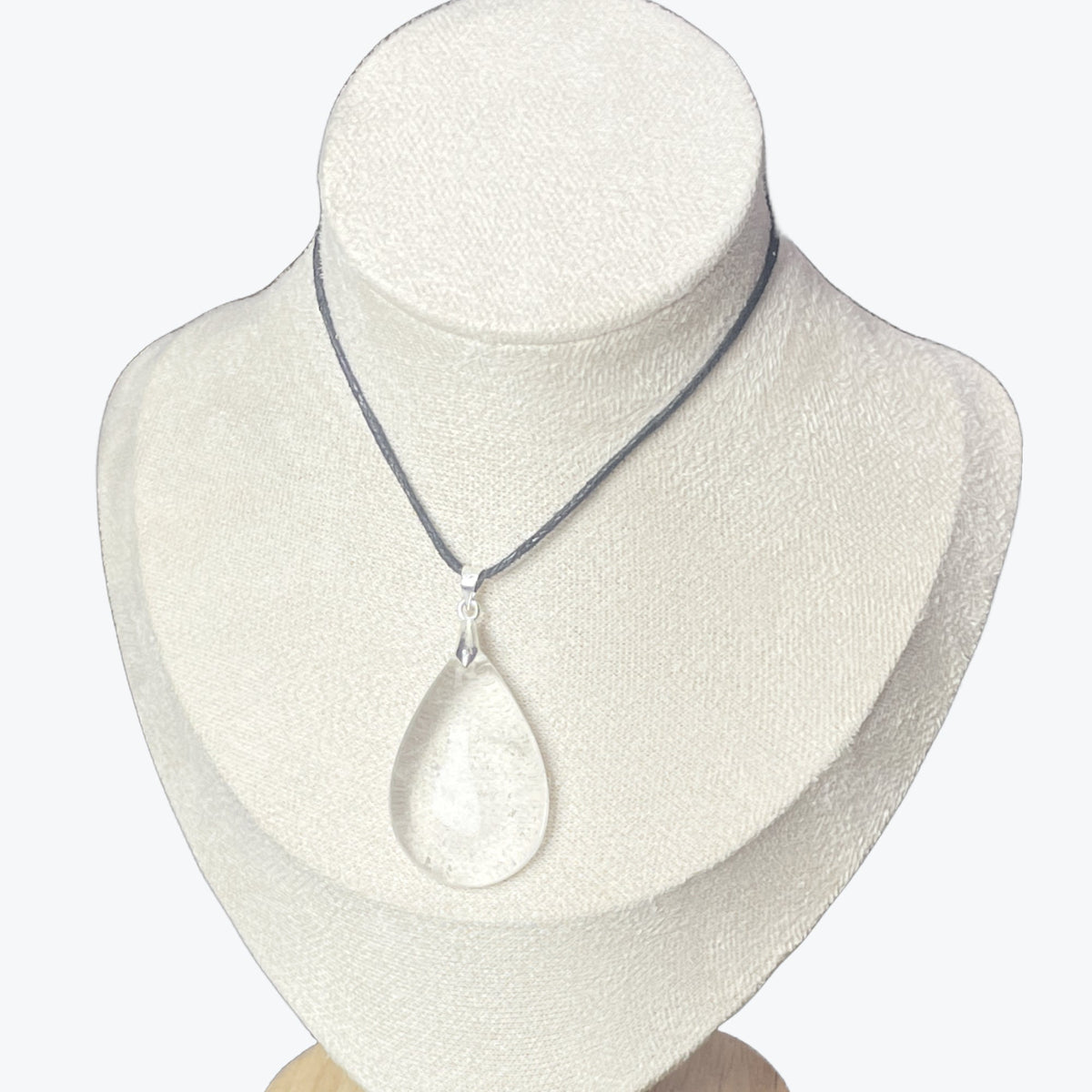 Pendentif Cristal de roche goutte – photo 2