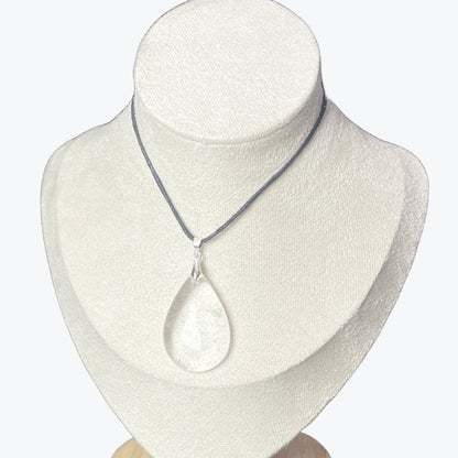 Pendentif Cristal de roche goutte – photo 2