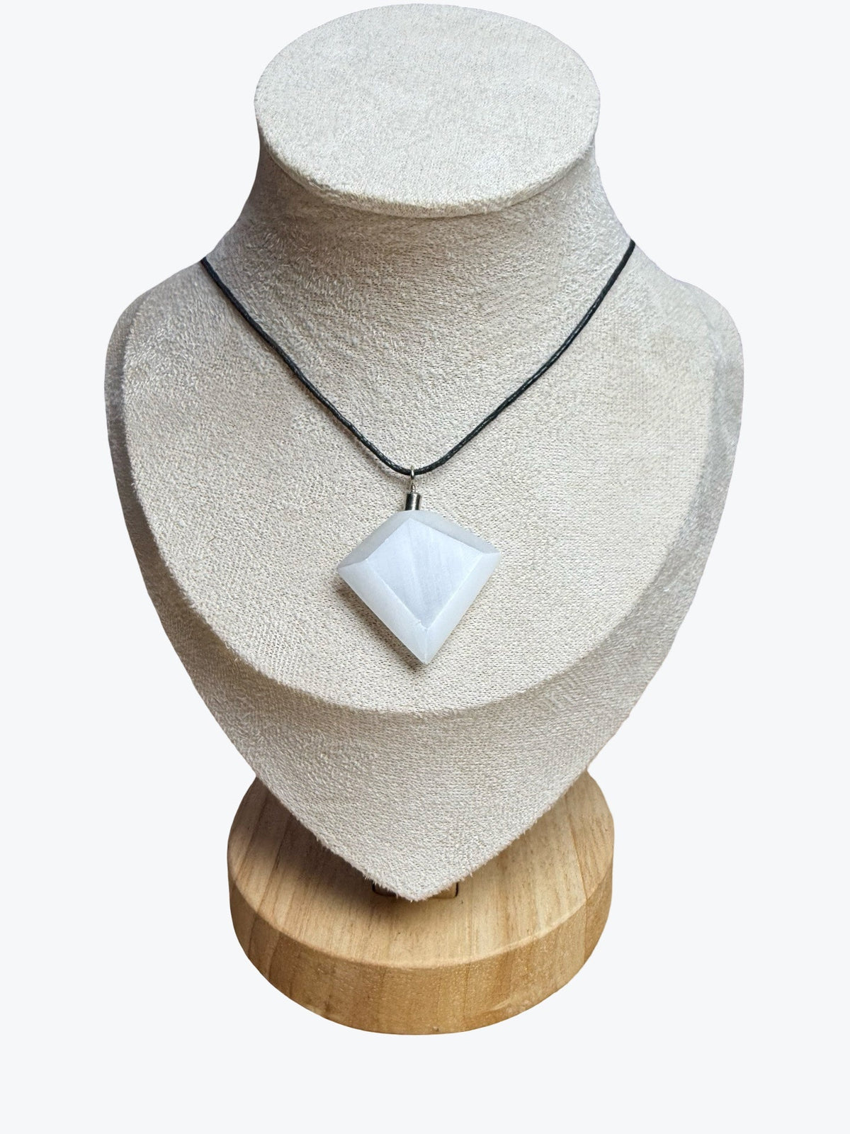 pendentif selenite | 3x4cm 8gr