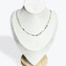 Collier Prehnite Facetté