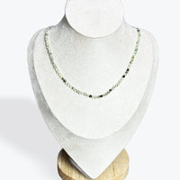 Collier Prehnite Facetté - 5