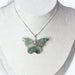 Magnifique papillon en Agate mousse - Pendentif