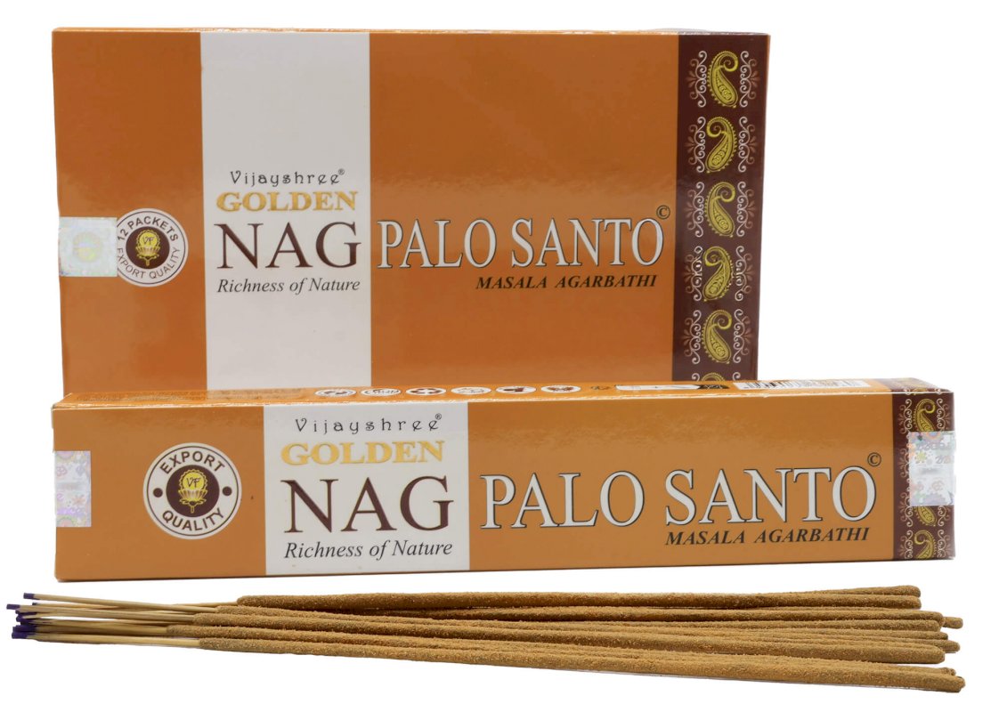 Encens Golden Nag Palo Santo 12x15g