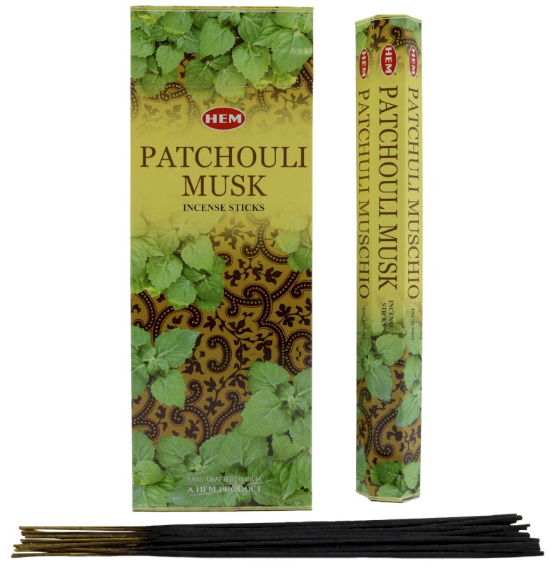 Encens HEM Patchouli Musc 6x20g