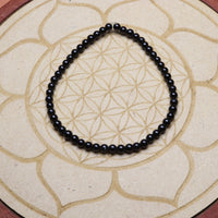 Bracelet Tourmaline Noire - Protection et Équilibre 4mm