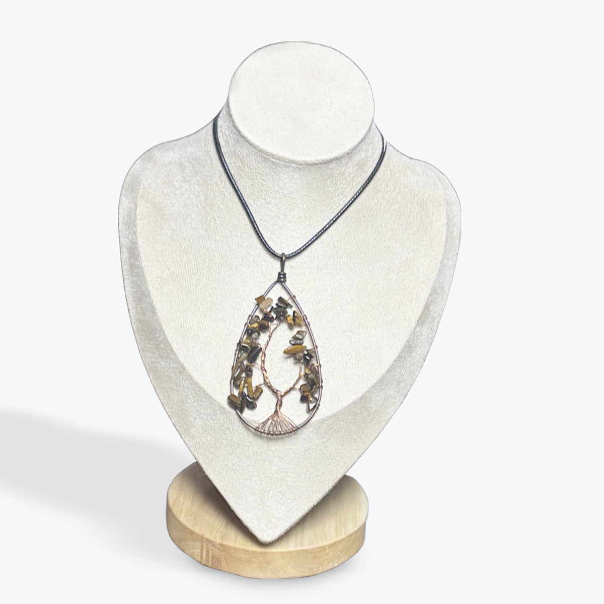 Pendentif Arbre de Vie Oeil de Tigre
