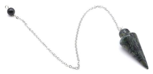 Pendule Goutte Jaspe Kambaba 3cm