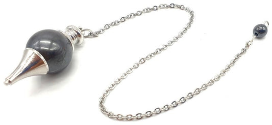 Pendule sphère Hematite 4cm