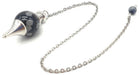 Pendule sphère Obsidienne Neige 4cm