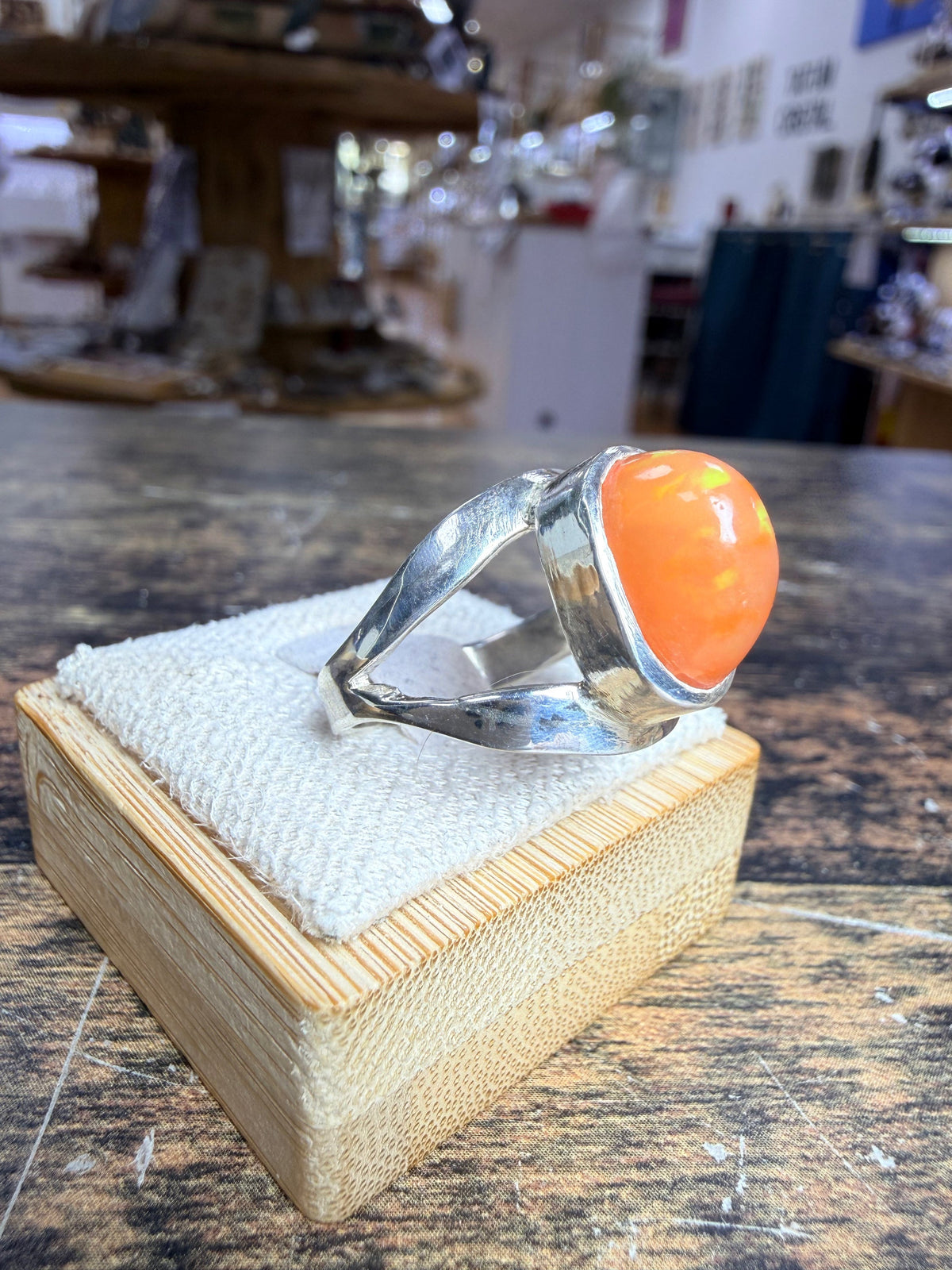 Bague Opale de feu
