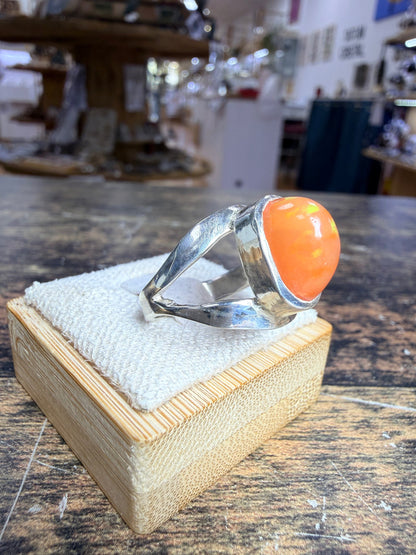 Bague Opale de feu