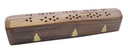 Porte-Encens Bois Coffret Bouddha 30cm
