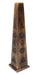 Porte-Encens Bois Tour Pyramide Motifs 30cm