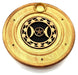 Porte-Encens Bois Rond Triple Lune 10cm
