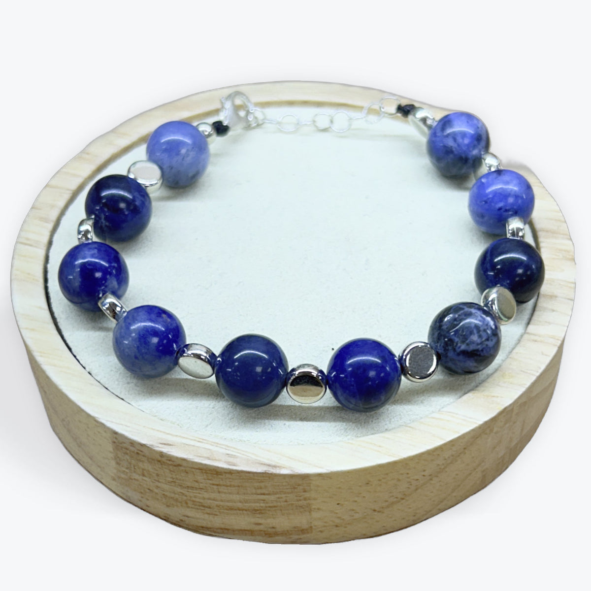 Bracelet Sodalite 10mm Avec Apprêt