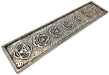 Porte-Encens Métal 7 Chakras Argent 28cm