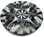 Porte-Encens Pierre Rond 4 Elephants 10cm