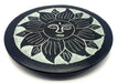 Porte-Encens Pierre Rond Soleil 10cm